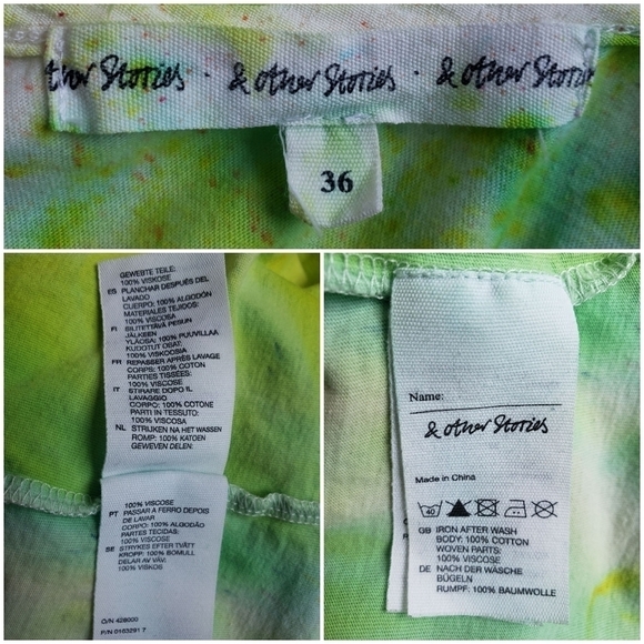 & Other Stories Neon Dyed Tank - Picture 9 of 9